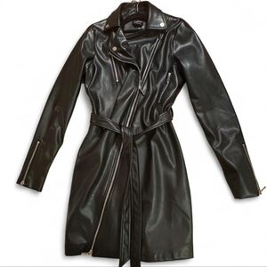 Bebe Moto Trench Dress